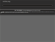 Tablet Screenshot of eriche.org